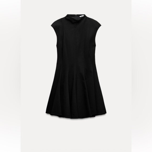 ZARA MINI GODET DRESS ZW COLLECTION